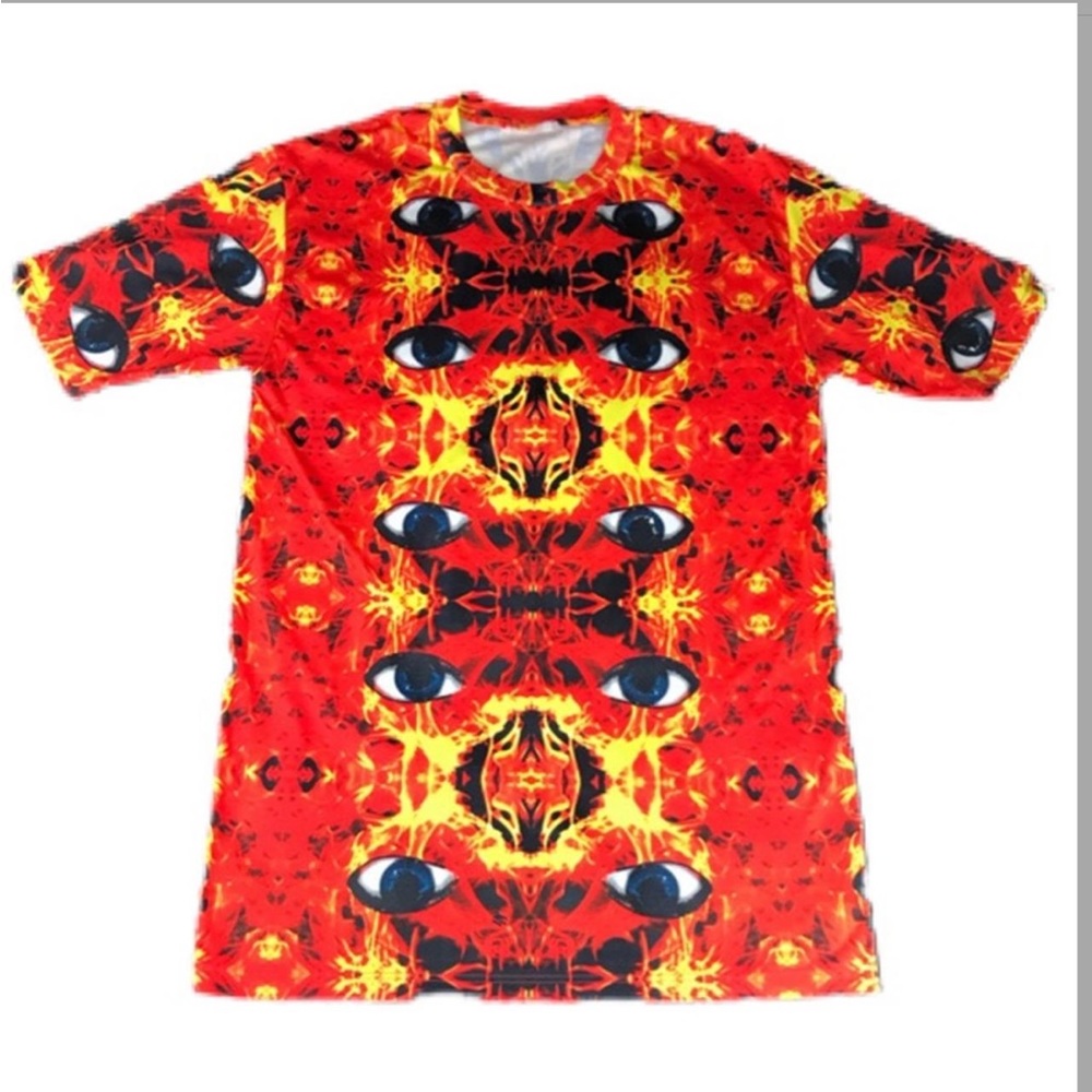 🔥 SUPER INSANE LIL INTERNET GODMAGIC ICON FIRE EYES GRAPHIC T SHIRT 🔥